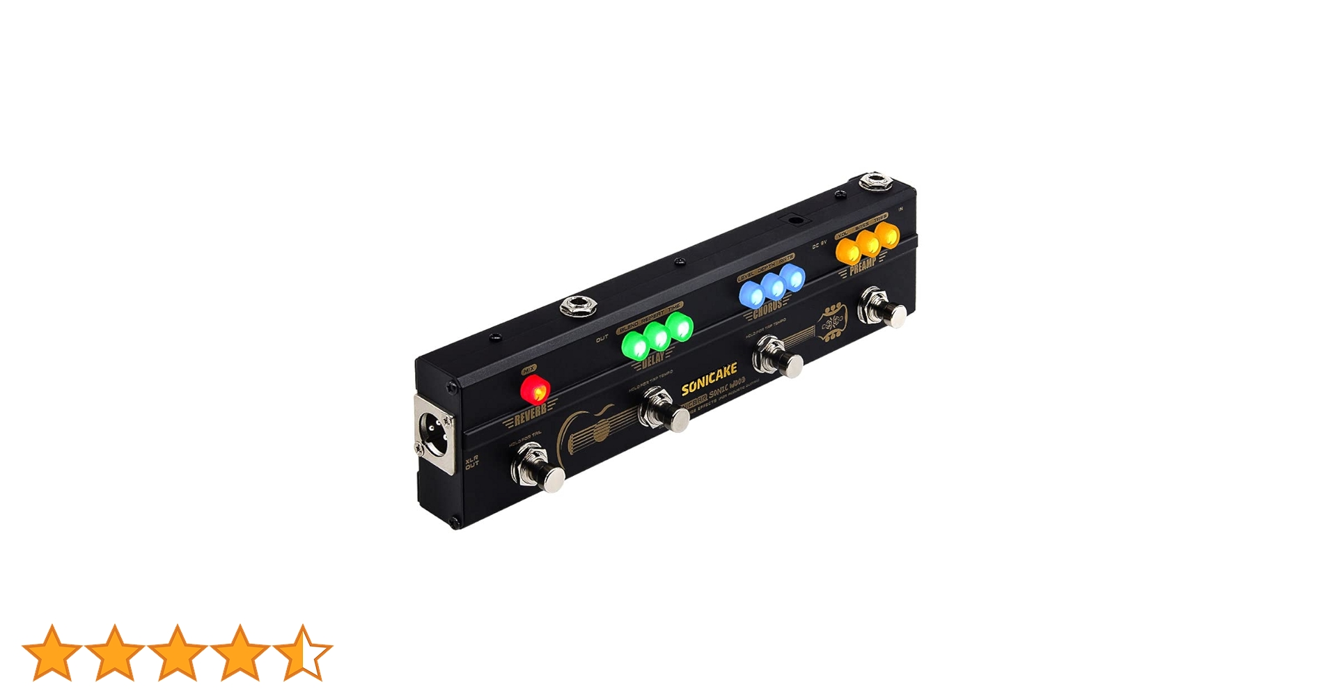 Amazon | SONICAKE ディレイ＆リバーブ＆コーラス＆プリアンプ